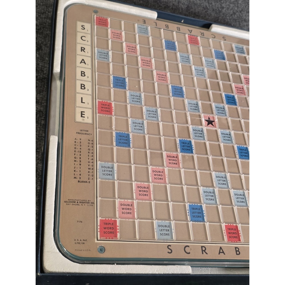 Scrabble Deluxe Edition Turntable Vintage 1977 Complete - Picture 8 of 16